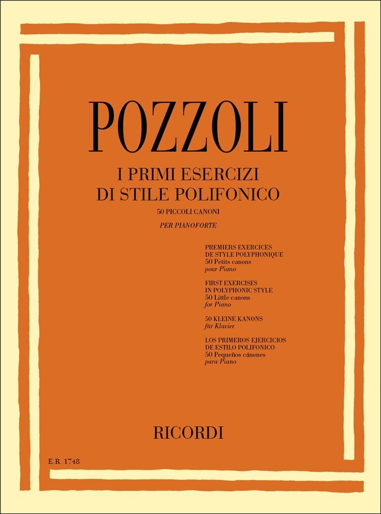 Primi Esercizi Di Stile Polifonico